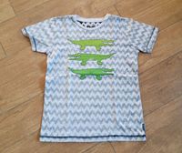 ❗Jako-o Kinder-T-Shirt, Größe 128 134, grau m Krokodil Nordrhein-Westfalen - Gütersloh Vorschau