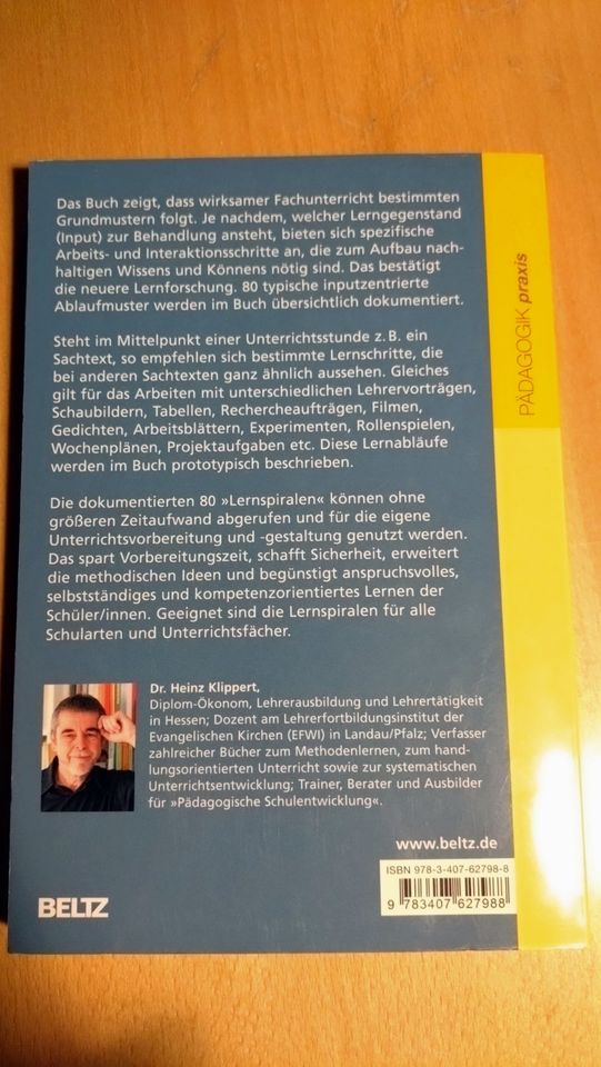 Unterrichtsvorbereitung leicht gemacht - Heinz Klippert in Kenzingen