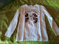 Shirt Mickey & Minnie weiß 122 128 Bayern - Großheubach Vorschau