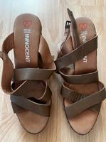 INNOCENT ❤️ KEILABSATZ-SANDALEN 38 LEDER Bayern - Pegnitz Vorschau