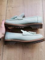 BRONX 40 Slipper Loafer Plateau Grün hellgrün Mint Schuhe braun Leipzig - Schönefeld-Abtnaundorf Vorschau