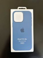 NEU | Apple iPhone 15 Pro Max Silicone Case Hülle Winterblau Bayern - Selb Vorschau