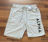 NEU, ALPHA INDUSTRIES Jersey Shorts, Gr. M, grau, Bermuda Hessen - Pfungstadt Vorschau