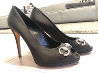 GUCCI - Peeptoe, schwarz Baden-Württemberg - Nußloch Vorschau