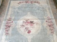 NEU Poco hellblauer blauer rosa weißer Teppich mit Blumen Berlin - Köpenick Vorschau