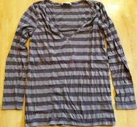 Stillshirt Gr. 36/38 S/M in lila gestreift Hessen - Friedrichsdorf Vorschau