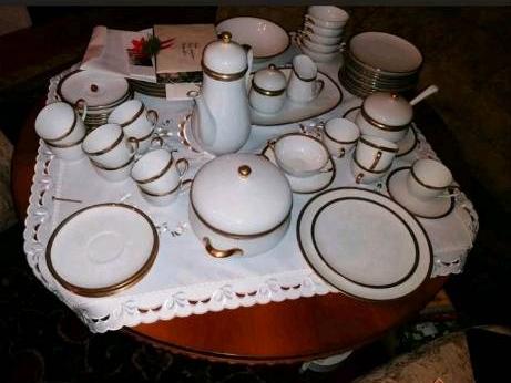 Hutschenreuther Selb Olivia 63, Juwel, Kaffeeservice,Elfenbein in Braunfels
