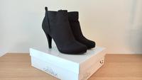 Stiefeletten - schwarz mit Glitzer - Catwalk - Gr. 42 Nordrhein-Westfalen - Leverkusen Vorschau