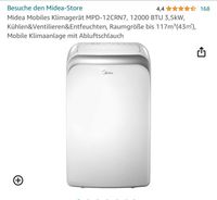 Midea Mobiles Klimagerät MPD-12CRN7, 12000 BTU Klimaanlage Kr. Passau - Passau Vorschau