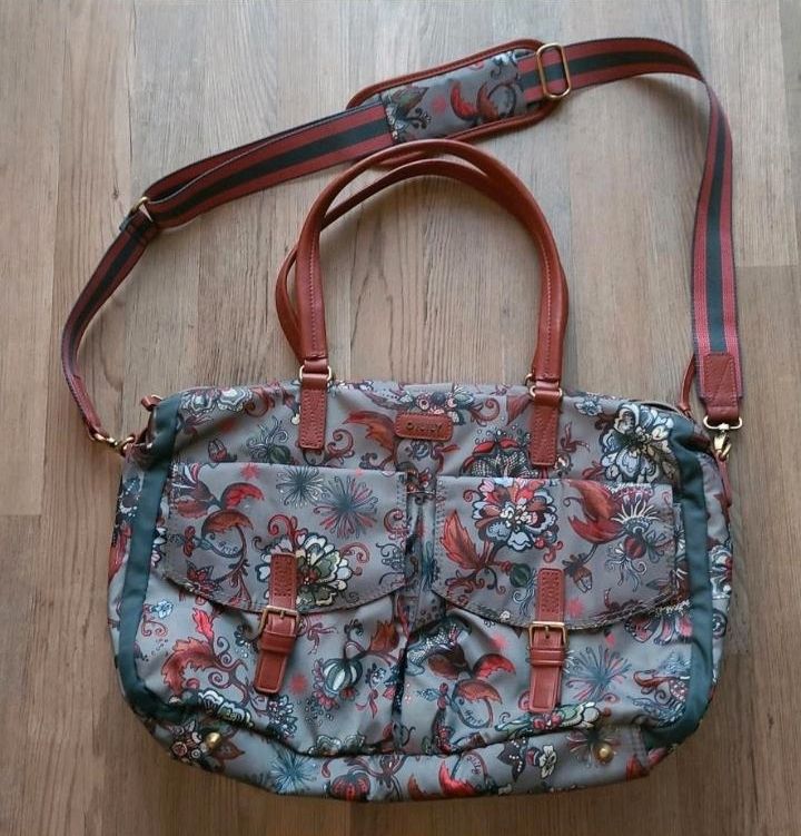 Tasche Oilily, grau floral 43x28x13 cm in Haltern am See