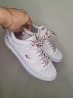 Sneaker von Lacoste weiß-rosa | Gr. 38 Nordrhein-Westfalen - Hagen Vorschau
