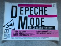 Depeche Mode Tour Poster Black Celebration 1986 laminiert Live Sachsen - Arzberg Vorschau