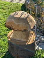 Motorsägenkunst Holzskulptur Pilz Carving Garten Deko Schnitzerei Baden-Württemberg - Sonnenbühl Vorschau