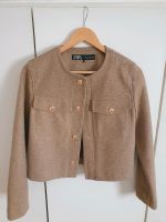 NEU Zara kurze Soft Jacke nerzfarben beige XS Bayern - Lauben Vorschau