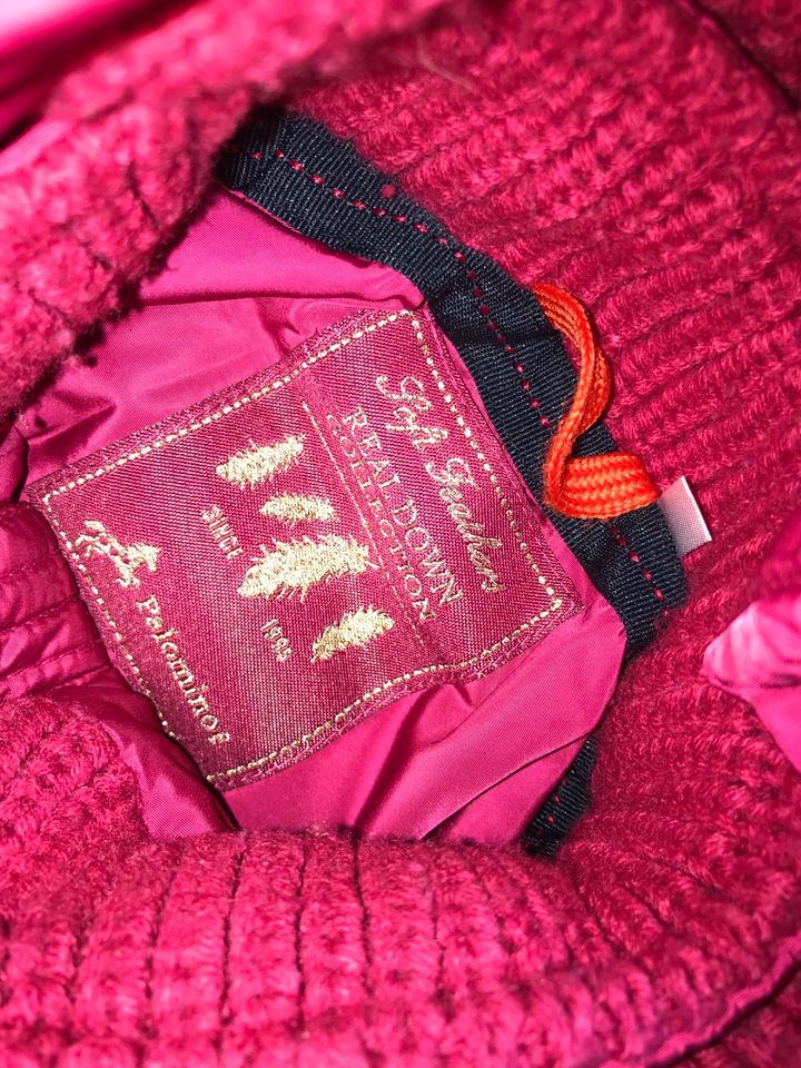 Mädchen Winterjacke pink/rot mit Kapuze - Größe 104 - Palomino in Hamburg