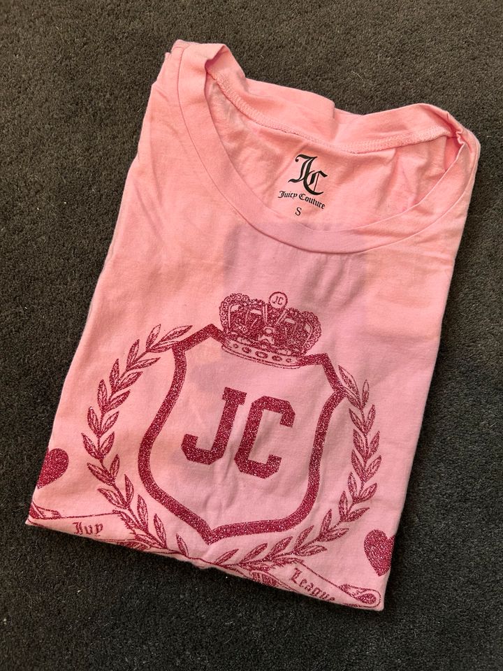 Juicy Couture T Shirt Rosa Pink Logo in Kirchardt