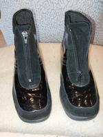 Vitaform Stiefelette, Lackstretch schwarz, Weite "H" Größe 37/38 Hessen - Münster Vorschau
