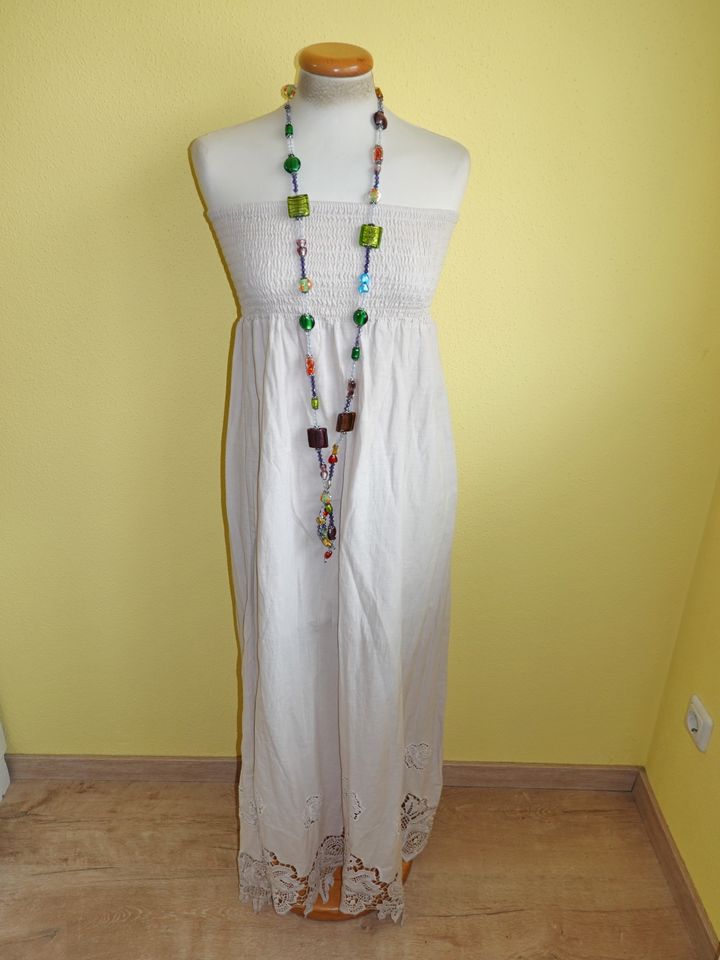 Kleid aNYcase beige Bandeau made in Italy Spitze Gr S/M neu in Landshut