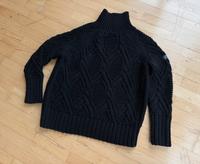 Superdry Woll Pullover Zopfmuster schwarz oversized Gr. M Hessen - Gründau Vorschau