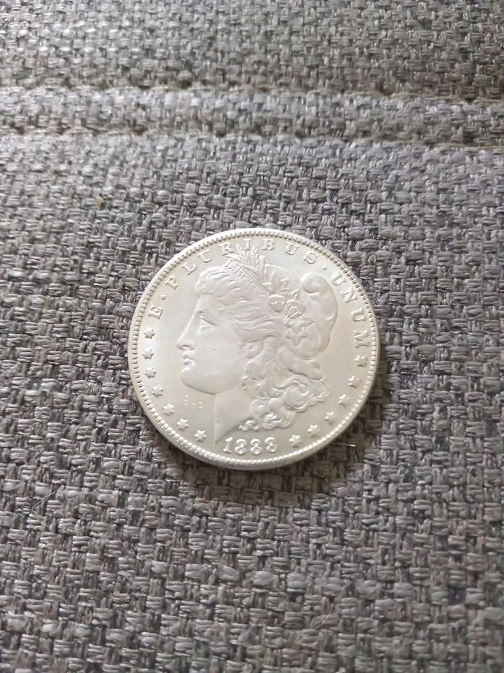 1 eine Dollar Münze Silber Amerika USA von 1888 in Selm