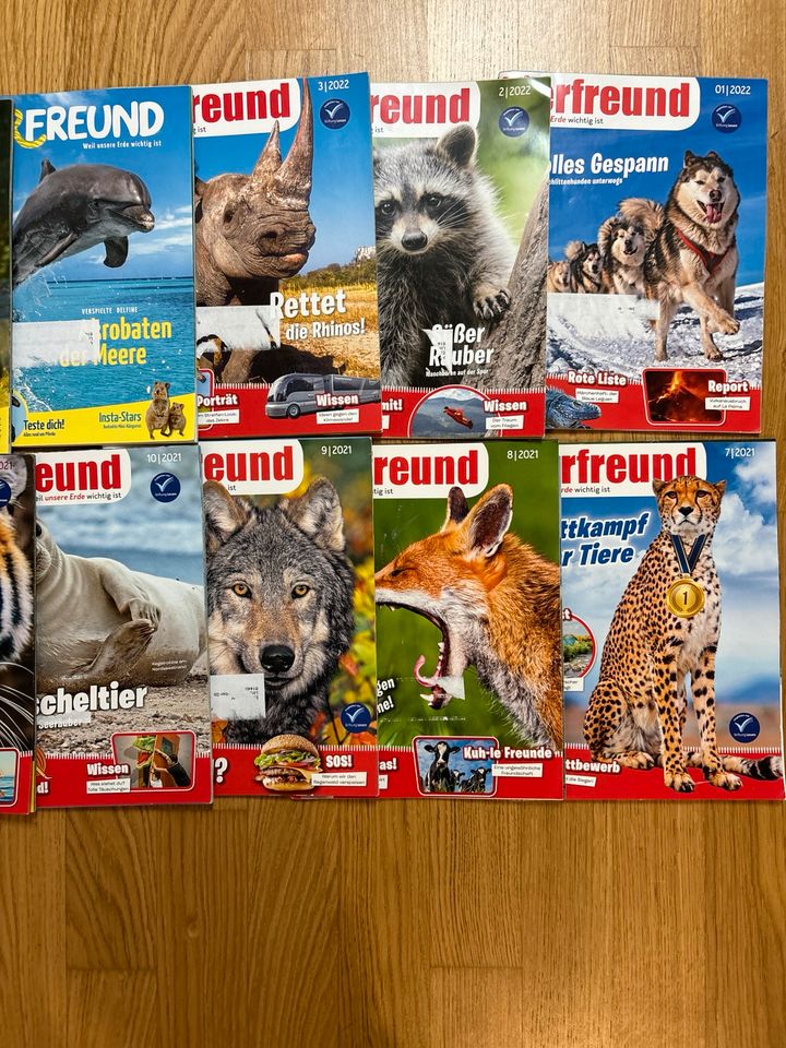 Kinder Zeitschrift Sammlung Tierfreund, 13 Ausgaben in Oberursel (Taunus)