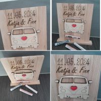 Klötzchen,Geschenk,Geldgeschenk,Personalisiert Bulli,Hochzeit Nordrhein-Westfalen - Meschede Vorschau