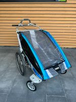 Thule Chariot CX 2-Sitzer Handbremse Top-Zustand Türkis Nordrhein-Westfalen - Mettmann Vorschau
