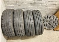 VW Felgen Stahlfelgen mit Reifen 185/65 R 15 88H und VW Radkappen Hessen - Niedernhausen Vorschau