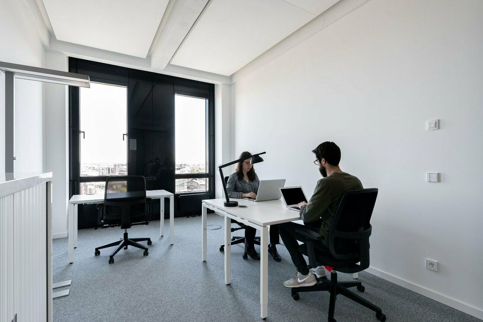 Wunderschön eingerichtete Büroräume für 1 Person in Spaces Kallmorgen Tower in Hamburg