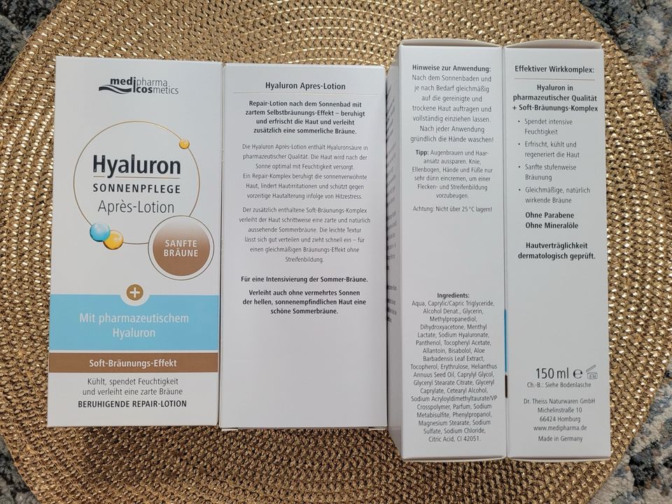 Hyaluron Sonnenpflege Apres Lotion sanite Braune von medipharma in Much