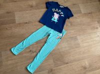 Peppa Pig Kurzarmshirt Leggings 122 128 Shirt Hose Mädchen Sommer Rostock - Südstadt Vorschau