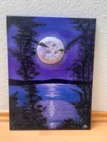 Wandbild Canva Leibwand Mond 3D 30x40 Deko Geschenk Niedersachsen - Tostedt Vorschau