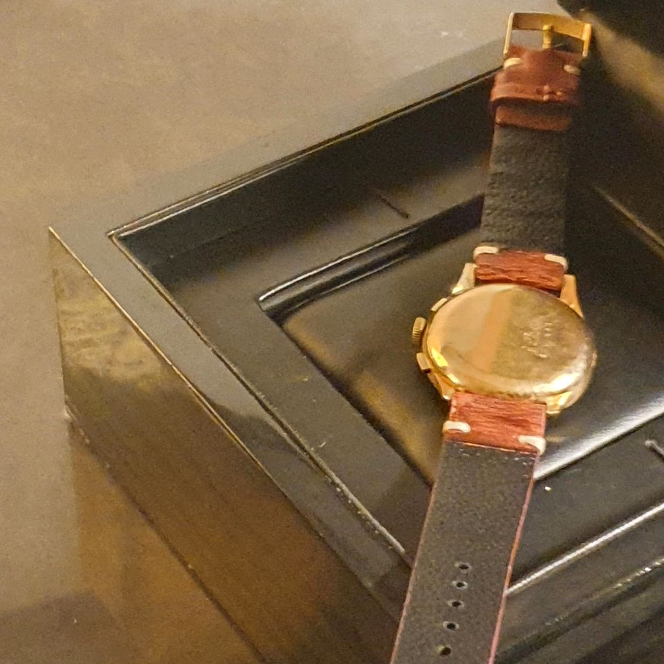 Olympic chronograph Herren Armbanduhr 750er 18k Gold in Bremen