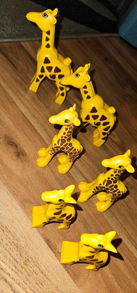 Lego Duplo Set Giraffenfamilie große, mittlere, kleine in Wollershausen