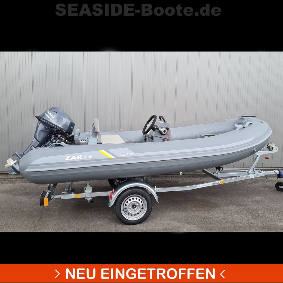 NEUBOOT - ZAR Mini LUX12 + Yamaha 15PS (Führerscheinfrei) in Berlin