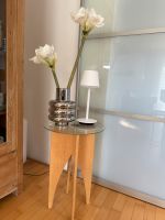 IKEA Runder Beistelltisch, Glas/Holz, Ø 40 cm, 59 cm hoch Nordrhein-Westfalen - Paderborn Vorschau