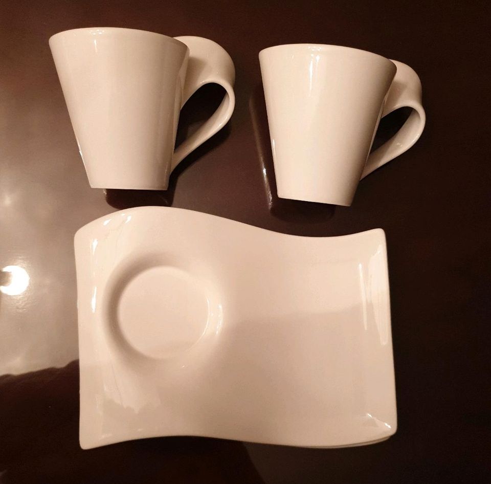 Villeroy Boch New Wave Tasse und Bistroteller in Ulm