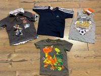 4 T-Shirts 110 Simpson Micky Mouse Adidas Dino Thüringen - Utzberg Vorschau