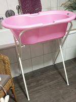 Babybadewanne mit Ständer rosa pink weiß Hessen - Lich Vorschau