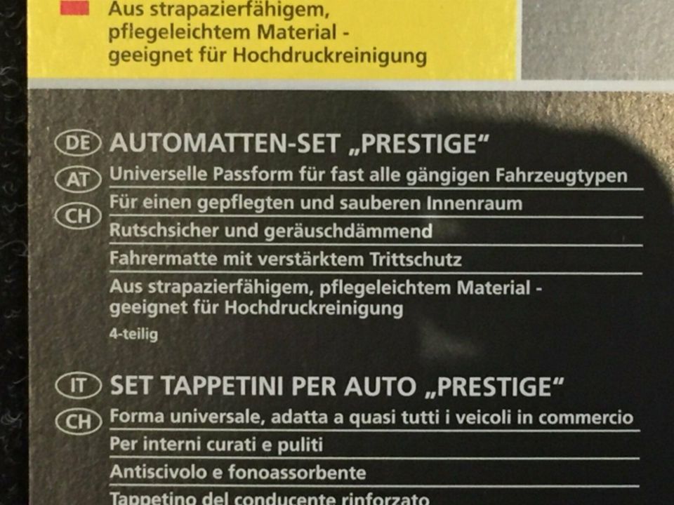 Auto-Fußmatten-Set, 4-teilig, schwarz/anthrazit in Rheinland-Pfalz