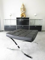 Knoll International Barcelona Hocker Leder schwarz, Neu! Berlin - Charlottenburg Vorschau