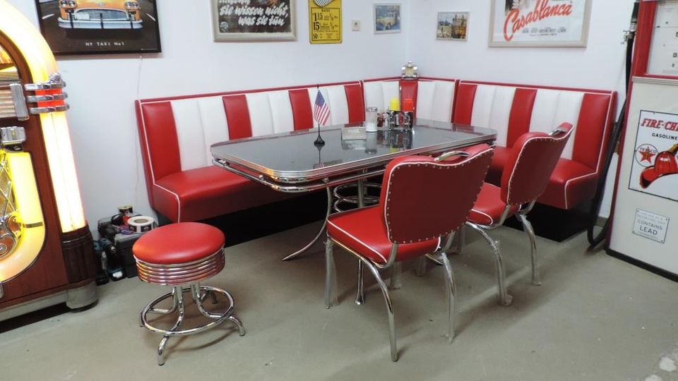 Tisch 120cm Küche Esszimmer Halle Bel Air Diner Möbel US Retro in Mülheim (Ruhr)