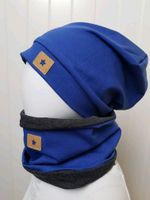 Set Beanie-Mütze Loop-schal Gr 45,47,49,51,53,55 blau Brandenburg - Karstädt Prignitz Vorschau