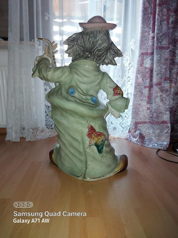 Clown aus Porzelan, Porzelanclown, Kunstwerk, Deko, Blickfang in Regensburg
