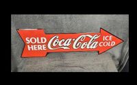 COCA-COLA Reklame Bar Emailleschild Emailschild gewölbt REPRO Hessen - Heusenstamm Vorschau
