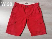 40WEFT Gr. S, W30 Herren Cargo Bermuda Shorts rot, kurze Hose Hessen - Zierenberg Vorschau