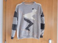 BOGNER Feinstrick-Pullover - grau - Skifahrer - ca. M Bayern - Mittenwald Vorschau