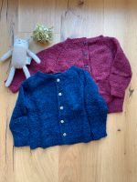 Handmade Strickjacke Cardigan rot blau Gr. 80 86 92 Sachsen - Radebeul Vorschau