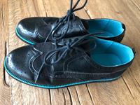 Schuhe Gr.38 von H&M, mit Budapester Muster, wie neu Sachsen - Hohenstein-Ernstthal Vorschau