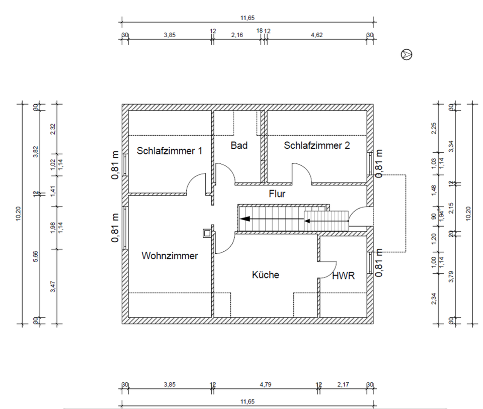 5-Zimmer-Wohnung mit Balkon in ruhiger Lage von Wittingen in Wittingen